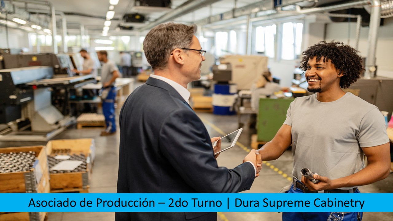 Asociado de Producción – 2do Turno